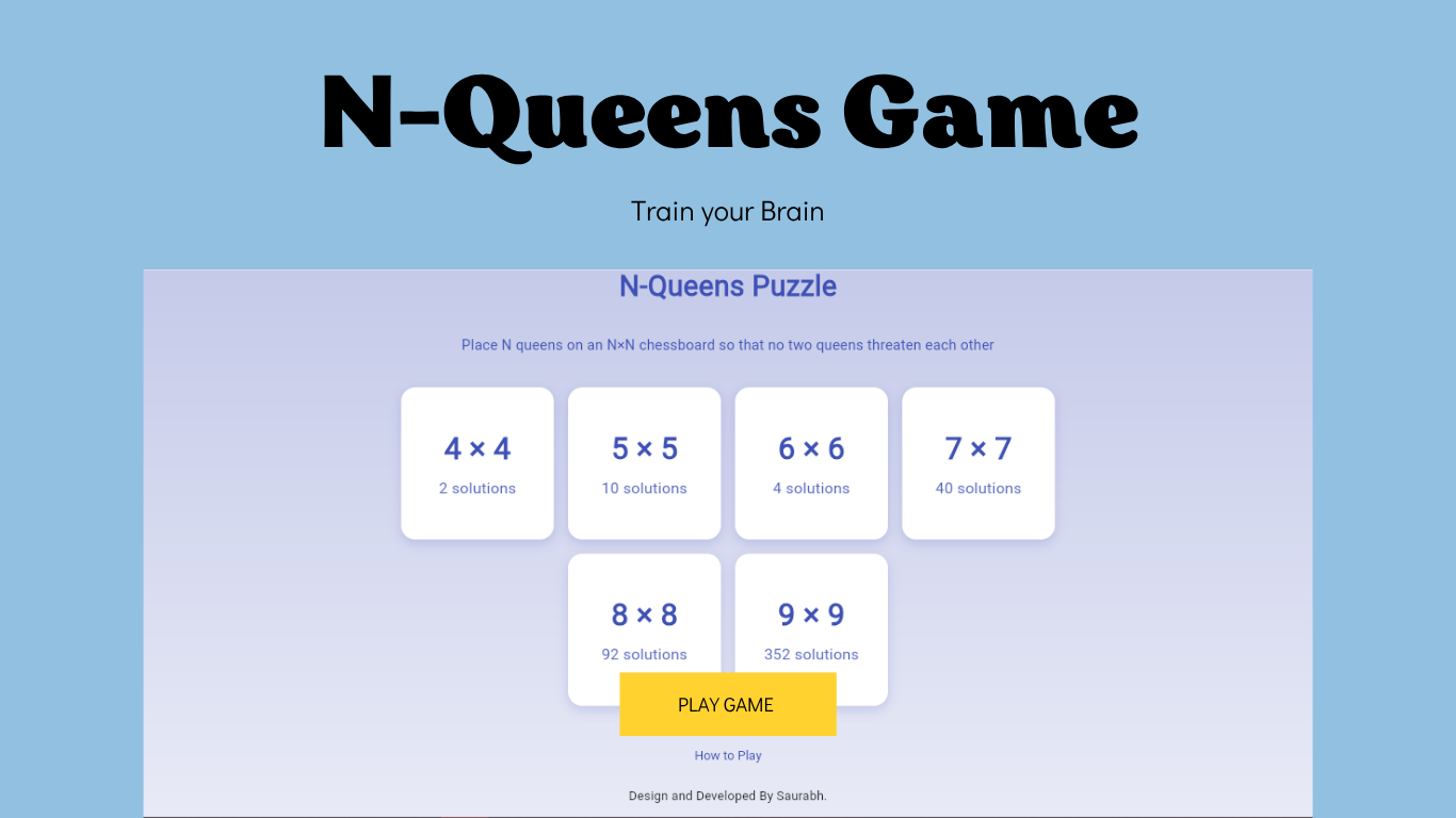 N-Queen Games